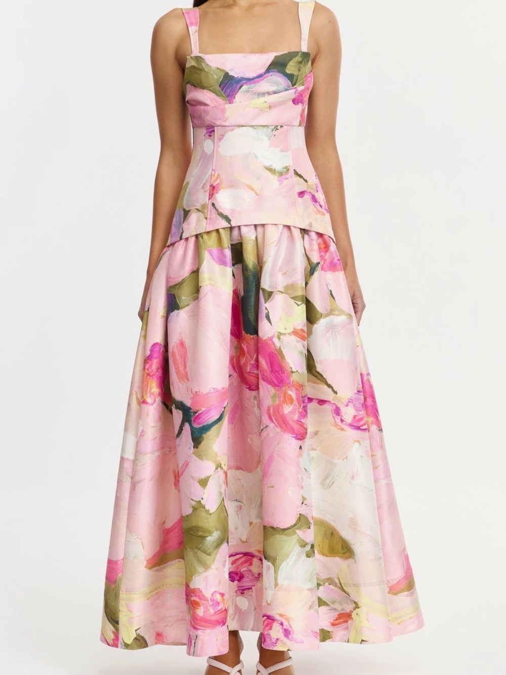 Acler Reeve Maxi Dress - Garden Afternoon - Size 6